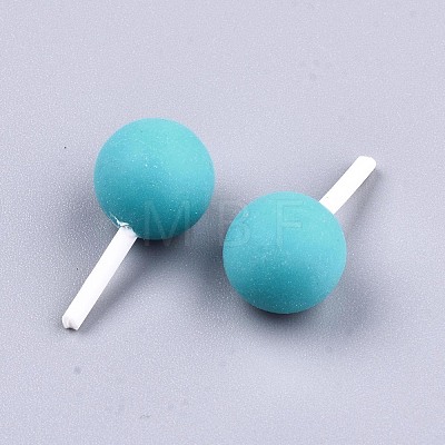 Handmade Polymer Clay 3D Lollipop Embellishments CLAY-T016-82B-1