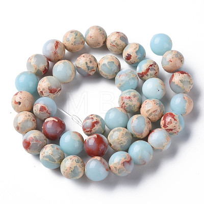 Synthetic Imperial Jasper Beads Strands G-S300-41A-01-1