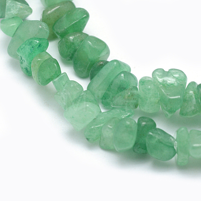 Natural Green Aventurine Beads Strands G-P332-09B-1