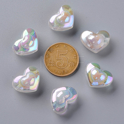 Transparent Acrylic Beads TACR-S152-08B-06-1