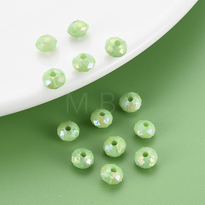 Opaque Acrylic Beads MACR-Q239-018C-08-1