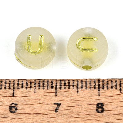 Luminous Frosted Acrylic Beads FACR-T008-02U-1