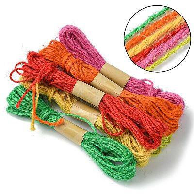 6 Colors Jute Cord OCOR-CJ0001-09-1