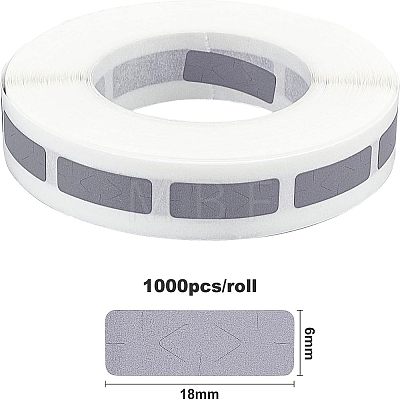 Coated Scratch Off Film Password Sticker LS-DIY-WH0184-07-1