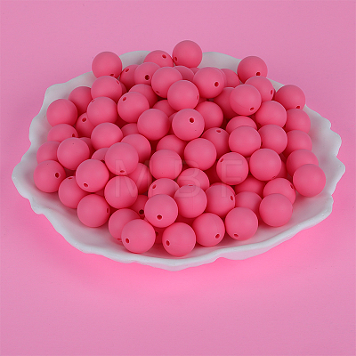 Round Silicone Focal Beads SI-JX0046A-07-1