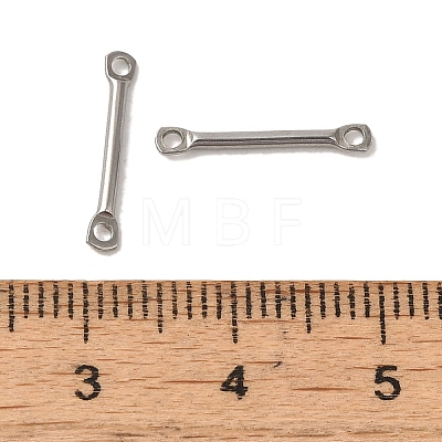 304 Stainless Steel Connector Charms STAS-Q323-06B-P-1