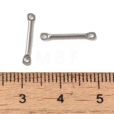 Non-Tarnish 304 Stainless Steel Connector Charms STAS-Q323-06B-P-1