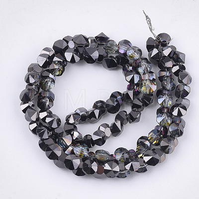 Electroplate Glass Beads Strands EGLA-S179-03B-D02-1