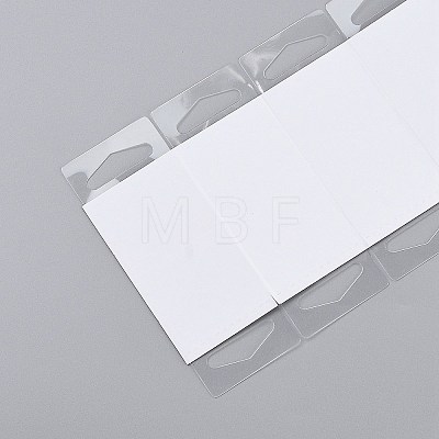 Transparent PVC Self Adhesive Hang Tabs X-CDIS-Z001-01A-1