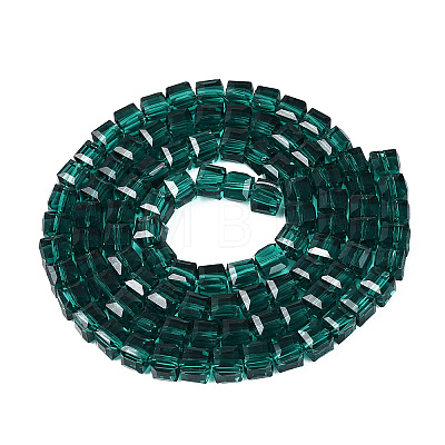 Transparent Glass Beads Strands LS-GLAA-R041-8x8mm-A16-1