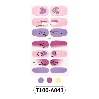 Full Wrap Gradient Nail Polish Stickers MRMJ-T100-A041-1