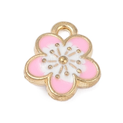 Alloy Enamel Pendants X-FIND-Z070-05G-04-1