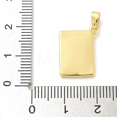 Brass Enamel Pendants KK-G517-06G-1