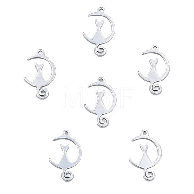 Non-Tarnish 201 Stainless Steel Pendants STAS-N098-081P-1