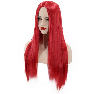28 inch(70cm) Long Straight Synthetic Wigs OHAR-I015-28B-1