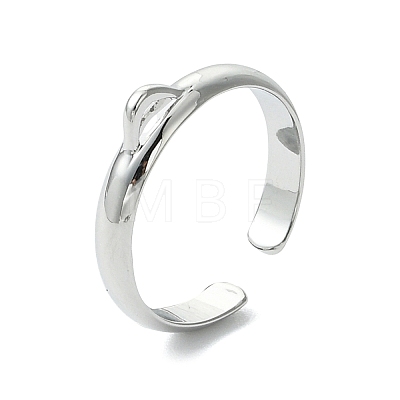 SHEGRACE Adjustable Brass Ring Components XGR0088P-132P-1