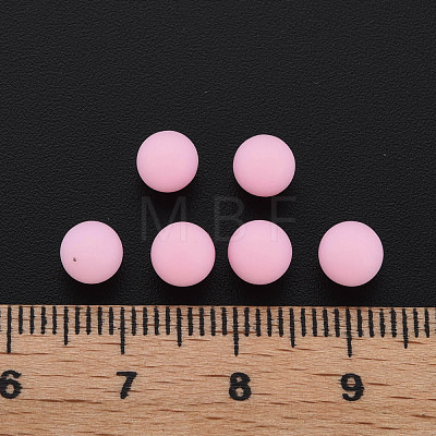 Opaque Acrylic Beads PAB702Y-B01-02-1