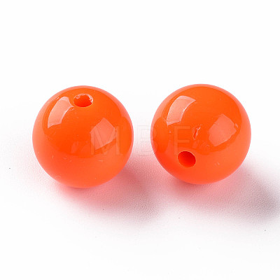 Opaque Acrylic Beads MACR-S370-C16mm-20-1