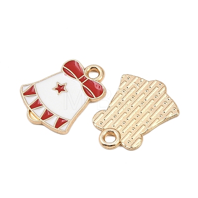 Christmas Alloy Enamel Pendants FIND-I067-02KCG-03-1