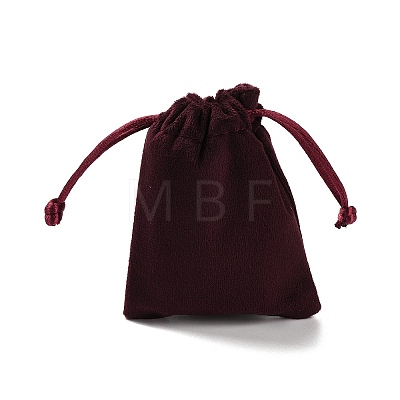 Velvet Jewelry Drawstring Storage Pouches ABAG-P013-02A-04-1