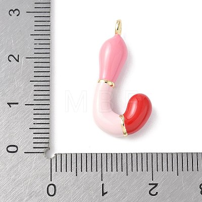 Brass Enamel Pendants KK-E093-03G-J-01-1