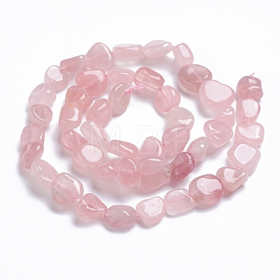 Natural Rose Quartz Beads Strands G-G841-A07-1