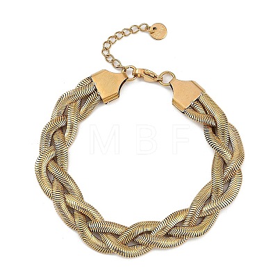 304 Stainless Steel Bracelets for Women BJEW-U012-01G-1
