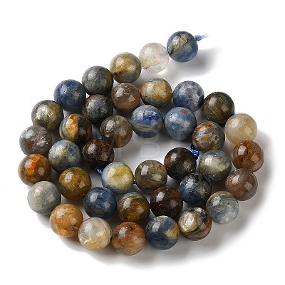 Natural Kyanite Beads Strands G-H361-A01-10mm-1