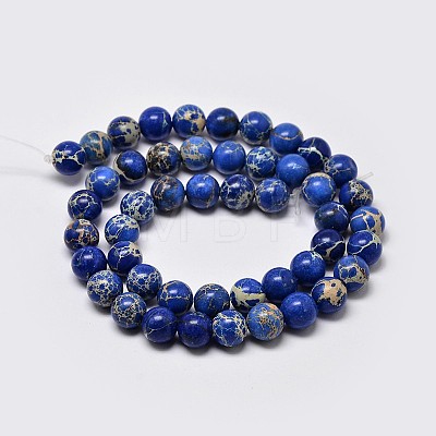 Natural Imperial Jasper Beads Strands X-G-I122-4mm-06-1