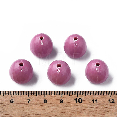 Opaque Acrylic Beads MACR-S373-10A-A12-1
