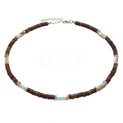 Surfer Style Coconut Shell Necklace for Hipster Couples Jewelry. LY8215-4-1