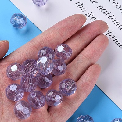 Transparent Acrylic Beads MACR-S373-101-P09-1