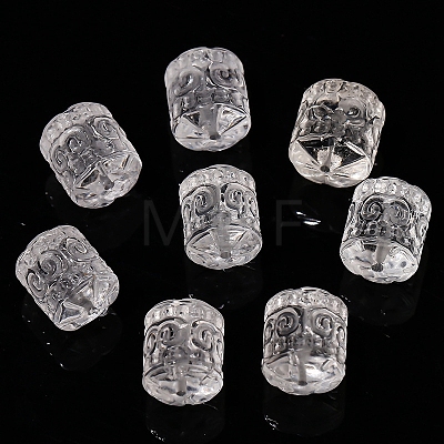 Natural Quartz Crystal Carved Beads PW-WG41041-01-1