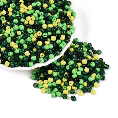 Opaque & Transparent Glass Seed Beads SEED-Q041-06D-1