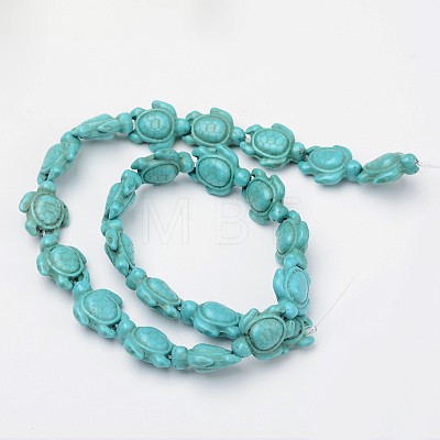 Dyed Synthetic Turquoise Bead Strands X-G-M152-10-B-1