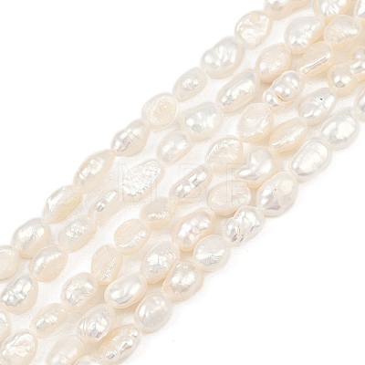 Natural Cultured Freshwater Pearl Beads Strands PEAR-P064-20E-02B-1