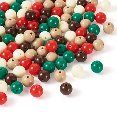 Opaque Acrylic Beads OACR-TAC0014-06K-1