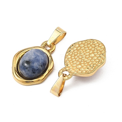 Natural Mixed Stone Pendants PALLOY-JF05696-1