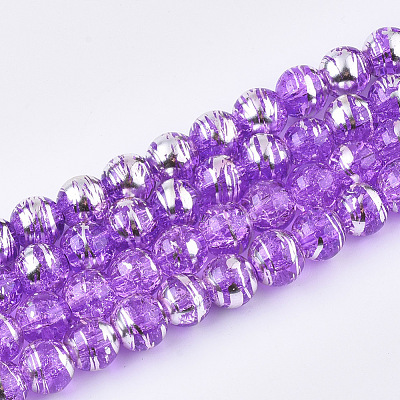 Drawbench Transparent Glass Beads Strands GLAD-S090-10mm-1