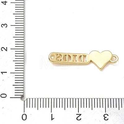 Brass Connector Charms KK-CBAE532-01M-G-1