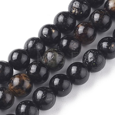 Natural Biotite Beads Strands G-L528-06D-1