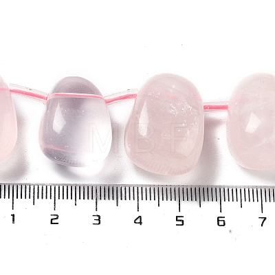Natural Rose Quartz Beads Strands G-P528-E05-01-1