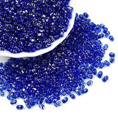 Picasso Spray Painted Glass Seed Beads SEED-T006-04-6-1