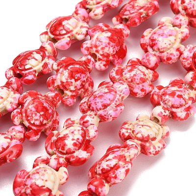 Synthetic Turquoise Beads Strands TURQ-F020-C02-1