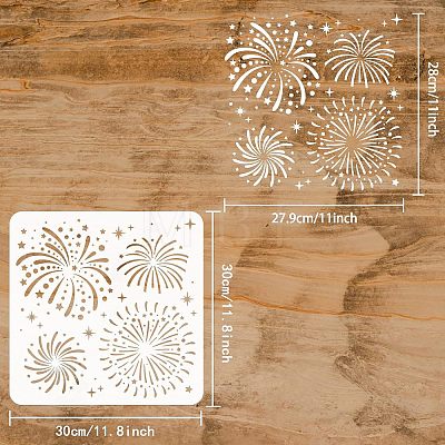 Large Plastic Reusable Drawing Painting Stencils Templates DIY-WH0172-797-1