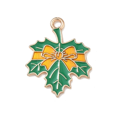 Thanksgiving Day Alloy Enamel Pendants ENAM-I077-01KCG-08-1