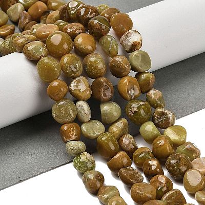 Natural Yellow Opal Beads Strands G-P497-01E-34C-1