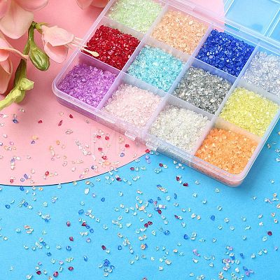 144g 12 Colors Transparent Electroplate Glass Beads GLAA-YW0001-93-1