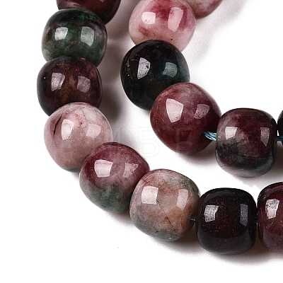 Dyed Natural White Jade Beads Strands G-T138-D25-1