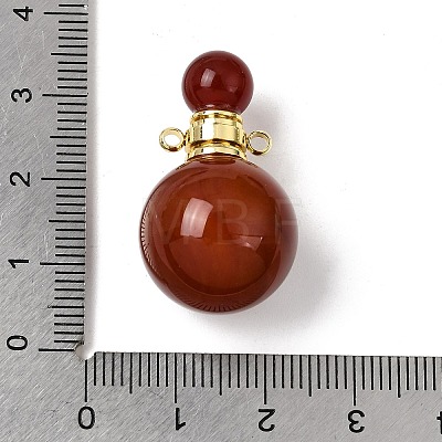 Natural Carnelian Perfume Bottle Pendants GG-CBA7610-02G-02-1